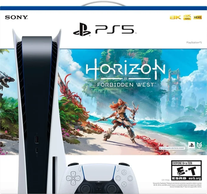 PlayStation 5 PS5 Blu-ray Horizon Forbidden West Console Bundle - Image 2