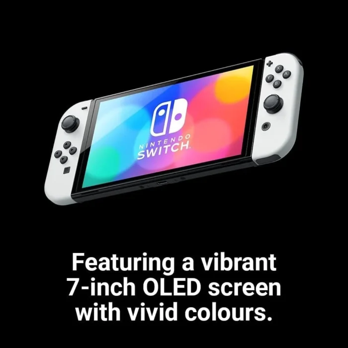 Nintendo Switch OLED Console 64GB – White - Image 4