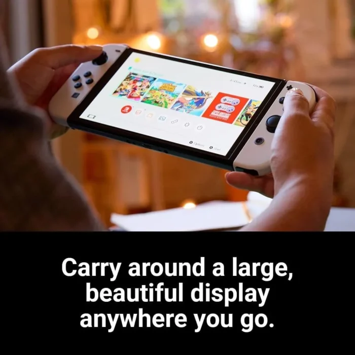 Nintendo Switch OLED Console 64GB – White - Image 5
