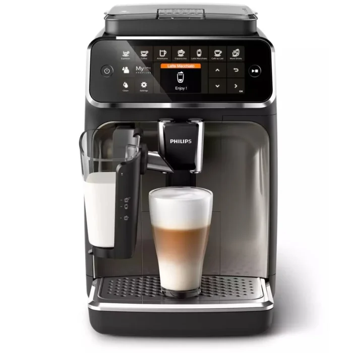 Philips 4300 LatteGo Super Automatic Espresso, Cappuccino, & Latte Macchiato Machine EP4347/94 - Image 2