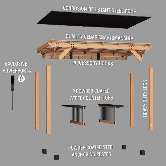 Saxony XL Grill Gazebo - Image 6